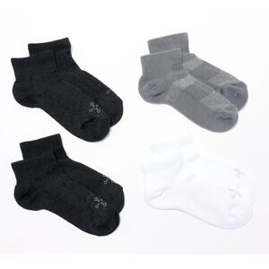 Tommie Copper 4 Pack UltraTemp & Ultraguard Ankle Socks Basic - medium